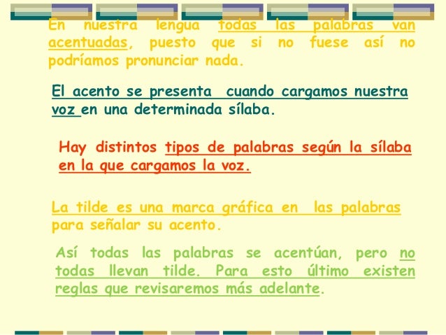 La acentuación de las palabras monosílabas.