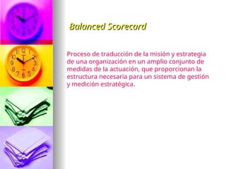 EL BALANCE SCORECARD COMO HERRAMIENTA DE GESTIÓN DE NEGOCIOS | PPT