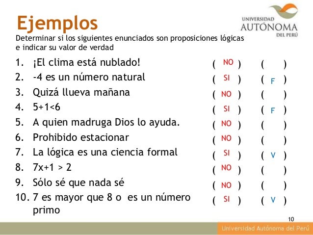proposiciones lógicas matematica basica