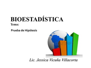 Lic. Jessica Vicuña Villacorta
Prueba de Hipótesis
 