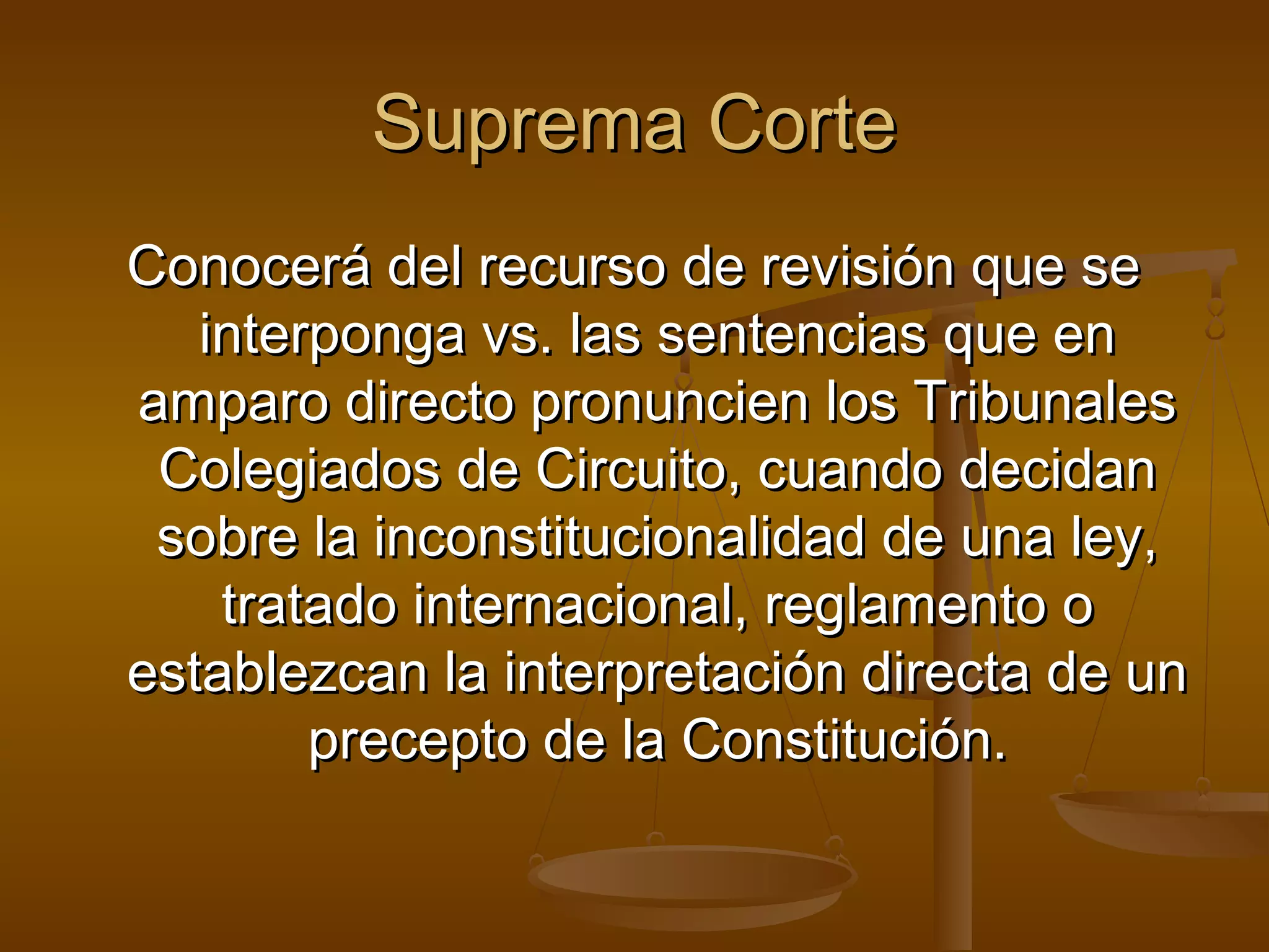 Sesión 12 la competencia en el juicio de amparo | PPT