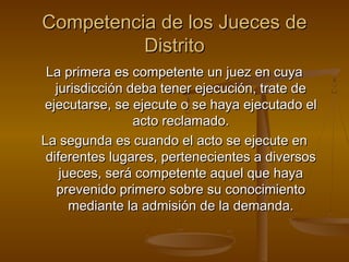 Sesión 12 la competencia en el juicio de amparo | PPT
