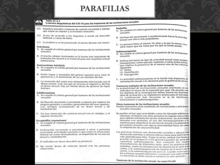 PARAFILIAS
 