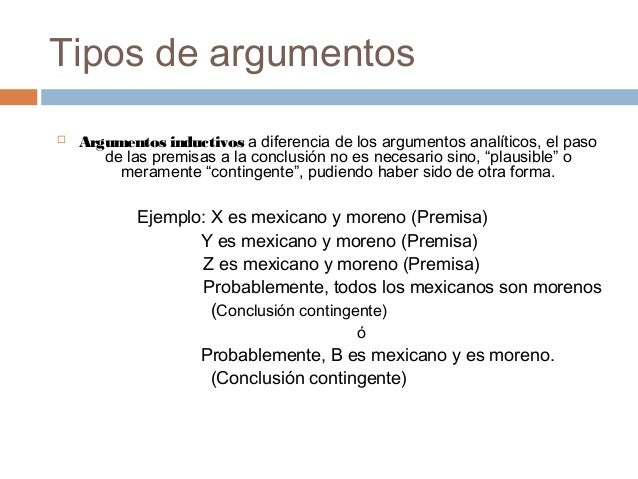 Sesión 1 argumentación jurídica. clases de argumentos y