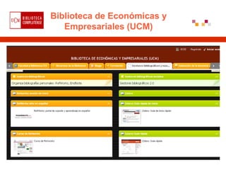 Biblioteca de Económicas y
   Empresariales (UCM)
 