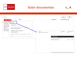Subir documentos
 
