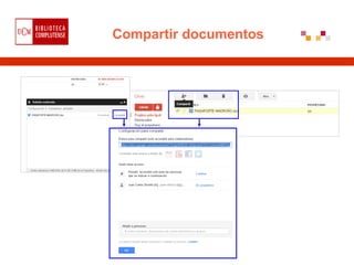 Compartir documentos
 