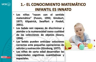 El Pensamiento Matematico Infantil