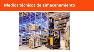 Medios técnicos de almacenamiento
 