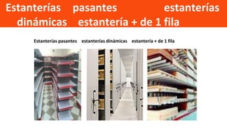 Estanterías pasantes estanterías
dinámicas estantería + de 1 fila
Estanterías pasantes estanterías dinámicas estantería + de 1 fila
 