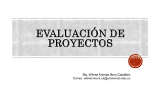 Mg. Wilmer Alfonso Mora Caballero
Correo: wilmer.mora.ca@uniminuto.edu.co
 