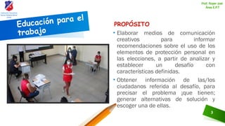 SESION DE EDUCACION PARA EL TRABAJO -EPT | PPTX