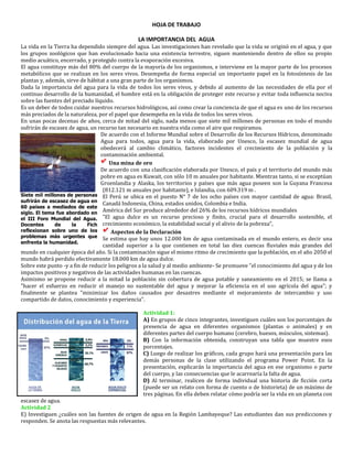 Sesión 3 el agua se agota | PDF