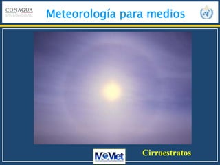 Meteorología para medios
Cirroestratos
 