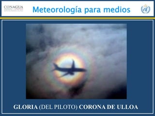 Meteorología para medios
GLORIA (DEL PILOTO) CORONA DE ULLOA
 