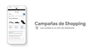 Campañas de Shopping
Las ventas a un clic de distancia
 