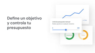 Define un objetivo
y controla tu
presupuesto
 
