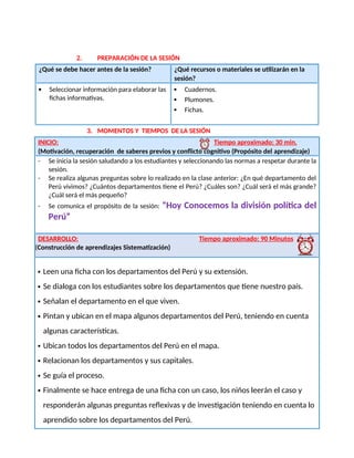 Sesión 4 Personal Social SEXTO GRADO PRIMARIA | DOCX