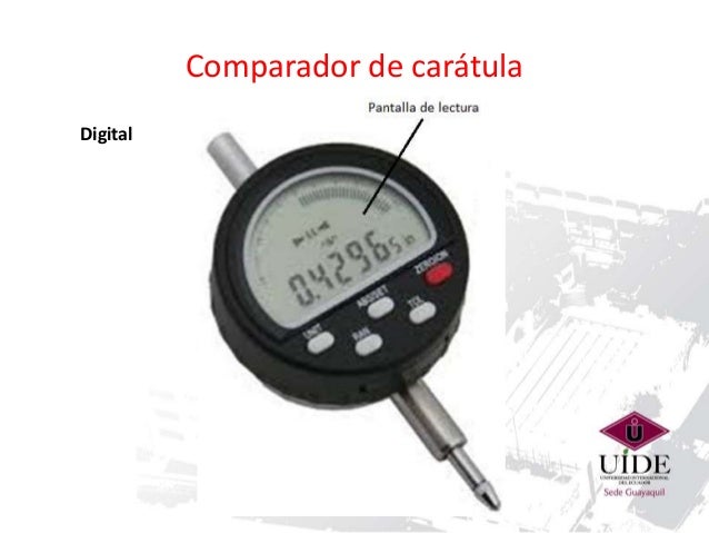 Partes Del Comparador De Caratula Ayala
