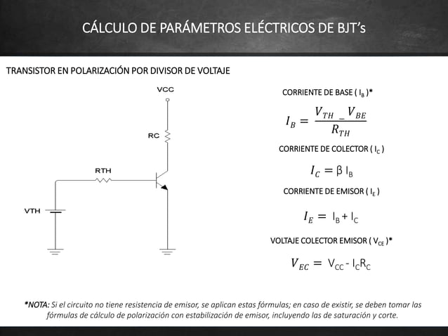 Sesión 6: Teoría Básica de Transistores BJT
