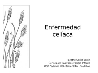 Enfermedad
  celíaca



                     Beatriz García Jerez
   Servicio de Gastroenterología Infantil
UGC Pediatría H.U. Reina Sofía (Córdoba)
 