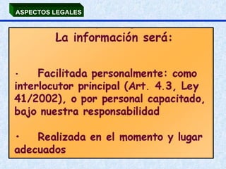 ASPECTOS LEGALES 