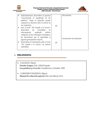 Sesión Componente Comunicación-UNMSM