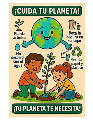 SESIÓN DE APRENDIZAJE LEEMOS AFICHES SOBRE EL CUIDADO DEL MEDIO ...