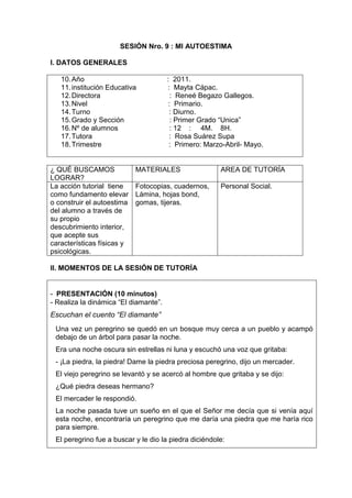 Sesiónes1.2, 3,4,5...de  Tutoría 