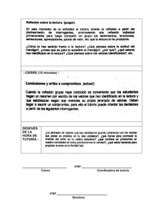 Sesiónes1.2, 3,4,5...de  Tutoría 