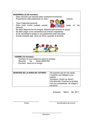 Sesiónes1.2, 3,4,5...de  Tutoría 