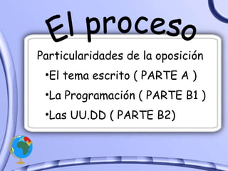 SESIÓN GENERAL DE OPOSICIONES 2009
