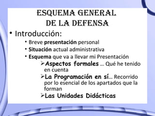 SESIÓN GENERAL DE OPOSICIONES 2009