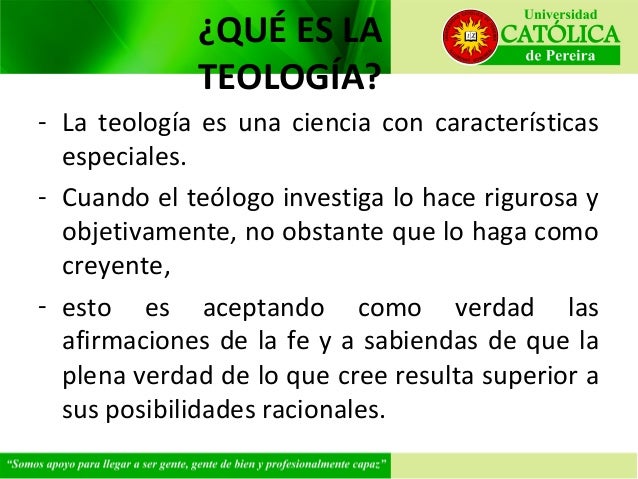 Sesión IV Naturaleza de la Teología