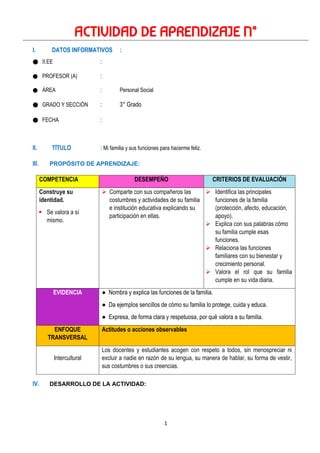 Sesión Mi familia y sus funciones para hacerme feliz.docx