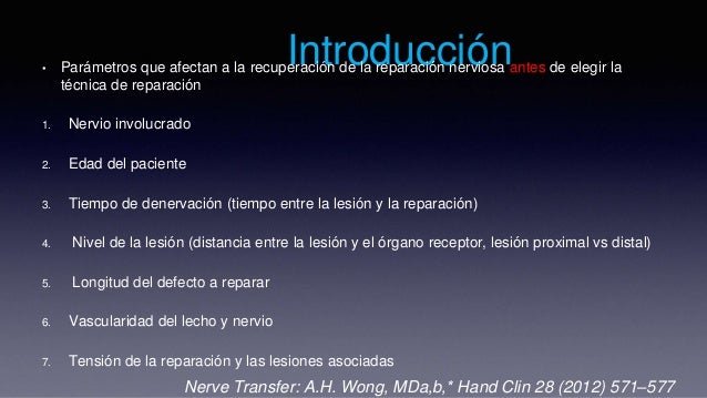 transferencia nerviosa y cobertura cutanea