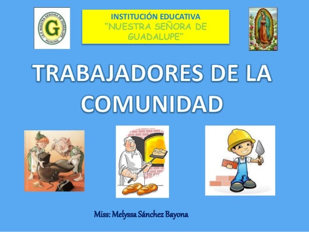 SESIÓN: TRABAJADORES DE LA COMUNIDAD