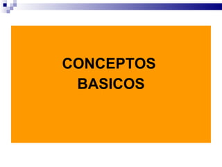 CONCEPTOS  BASICOS 