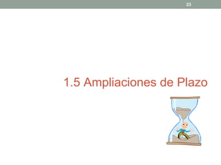 23

1.5 Ampliaciones de Plazo

 