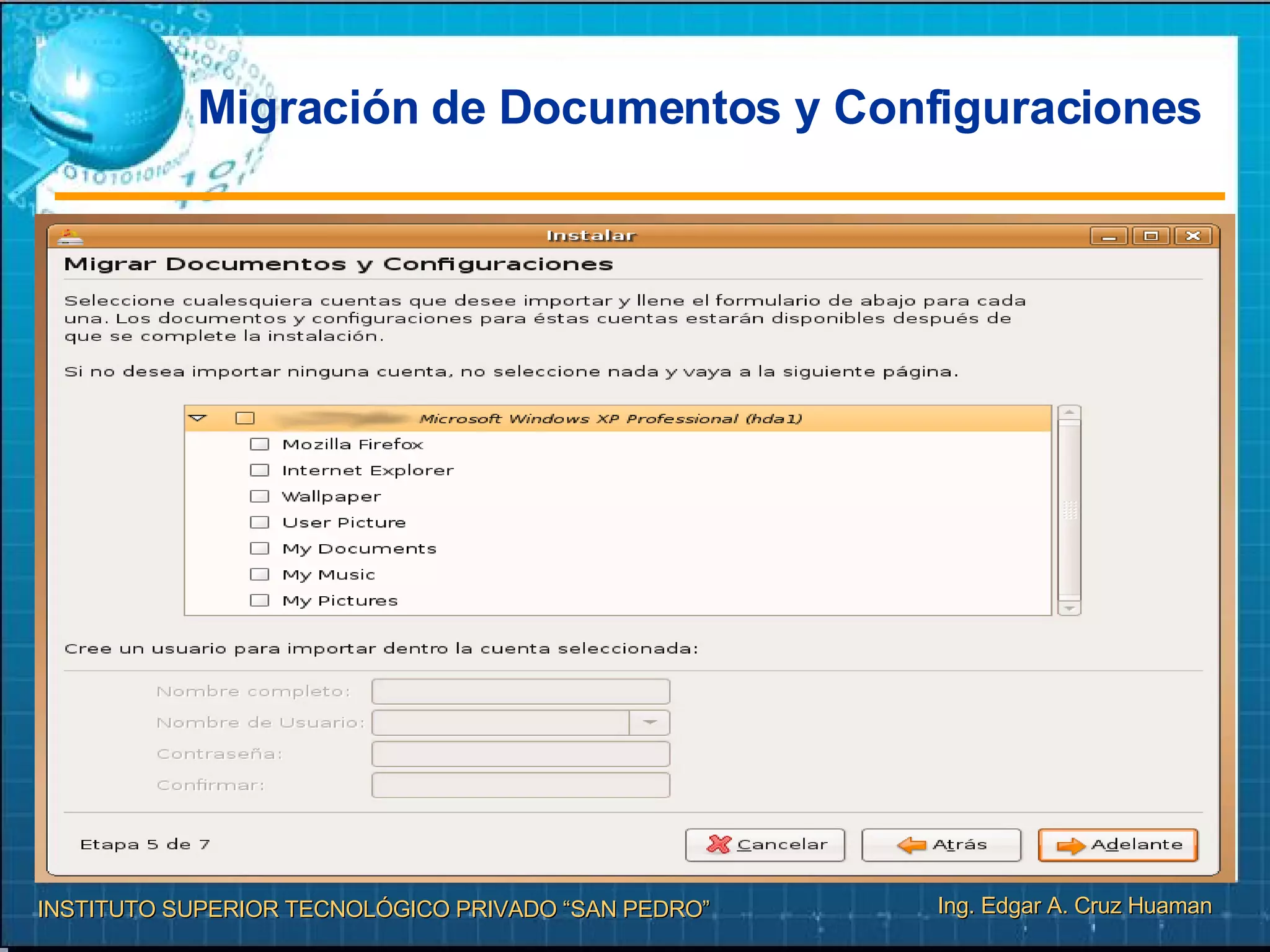 Migración de Documentos y Configuraciones 