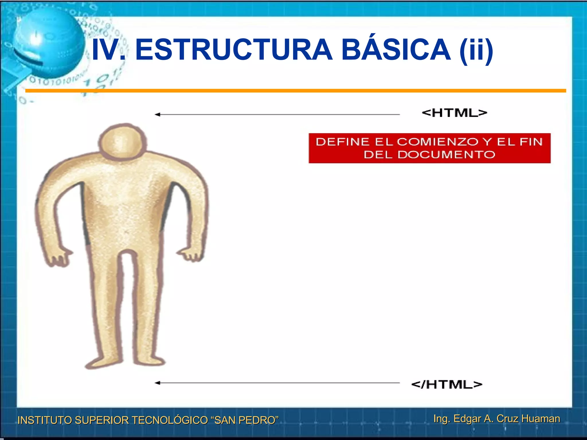 IV. ESTRUCTURA BÁSICA (ii)
