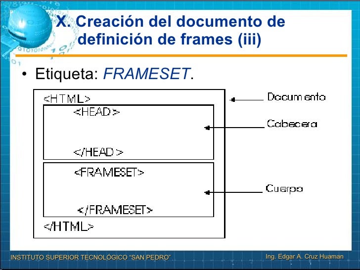 Sesion Nº8 Html Avanzado Frames En El Www