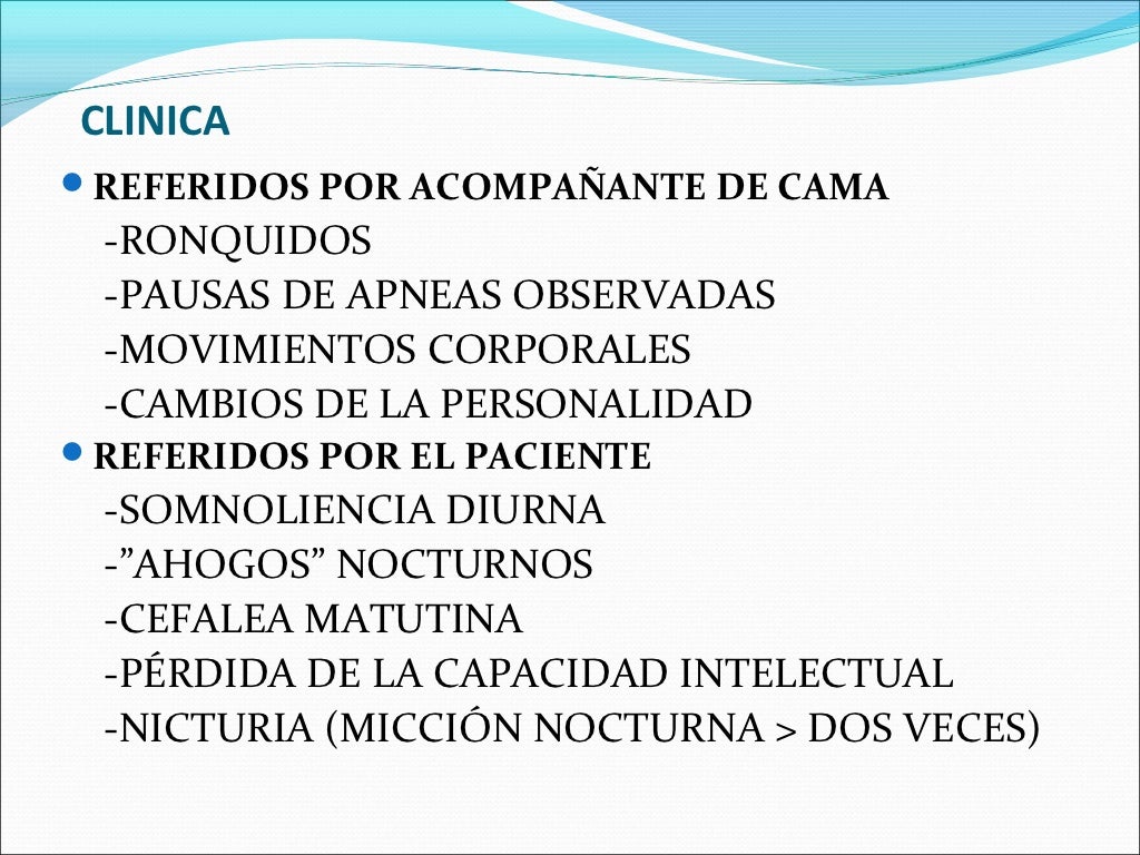 Sindrome Apnea Obstructiva del sueño