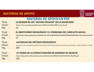 Sesion 03 sociologia la realidad social | PDF