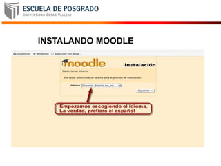 INSTALANDO MOODLE
 