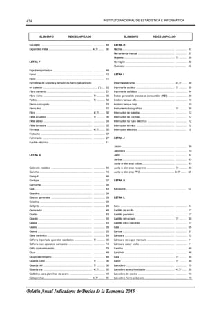 Diccionario de insumos por iu | PDF