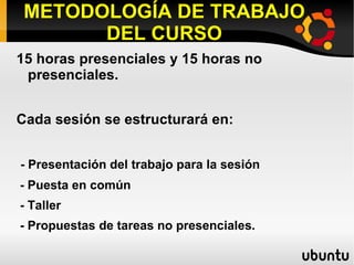 Crear un blog de aula. 