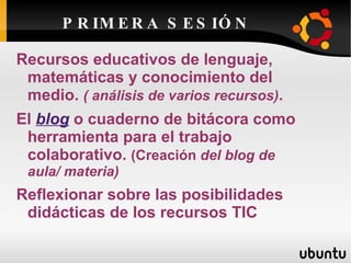 Desarrollar unidades didácticas incorporando materiales digitales. 