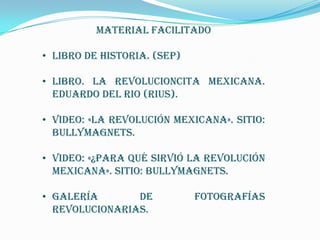 Planear las actividades y la evaluación.SITUACIÓNPROBLEMAPASADOPRESENTERecuperación de ideas y conocimientos previosProceso HistóricoPluralidad designificadosFUENTESQuiénes estudian el pasadoPrimariasDocumentos