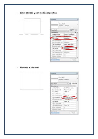 - Sobre elevado y con medida específica
- Alineado a 2do nivel
 